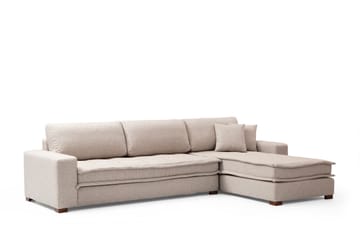 Gladfield Divansoffa 3-sits - Beige - Möbler - Soffa - Divansoffor & schäslongsoffa - 3 sits soffa med divan