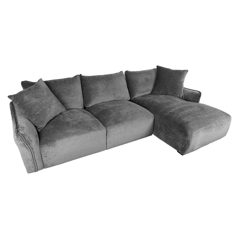 Hörnsoffa Denvi Höger - Grå - Möbler - Soffa - Divansoffor & schäslongsoffa