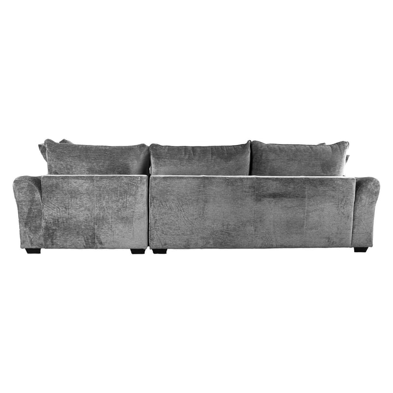 Hörnsoffa Denvi Höger - Grå - Möbler - Soffa - Divansoffor & schäslongsoffa
