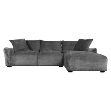 Hörnsoffa Denvi Höger - Grå - Möbler - Soffa - Divansoffor & schäslongsoffa