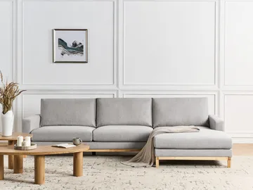 Hörnsoffa Siggard - Grå - Möbler - Soffa - Divansoffor & schäslongsoffa - 4 sits soffa med divan