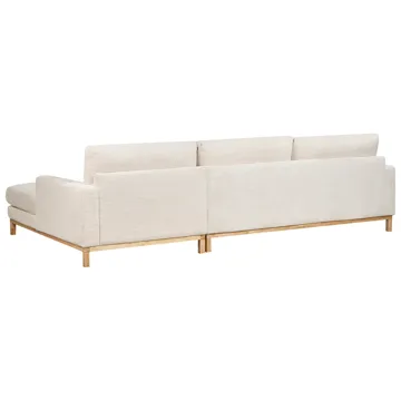 Hörnsoffa Siggard - Ljusbeige - Möbler - Soffa - Divansoffor & schäslongsoffa - 4 sits soffa med divan