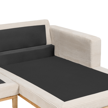 Hörnsoffa Siggard - Ljusbeige - Möbler - Soffa - Divansoffor & schäslongsoffa - 4 sits soffa med divan