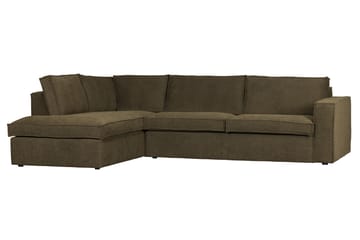 Hearness 3-Sits Soffa med Schäslong Vänster - Grön - Möbler - Soffa - Divansoffor & schäslongsoffa - 3 sits soffa med divan