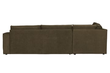 Hearness 3-Sits Soffa med Schäslong Vänster - Grön - Möbler - Soffa - Divansoffor & schäslongsoffa - 3 sits soffa med divan
