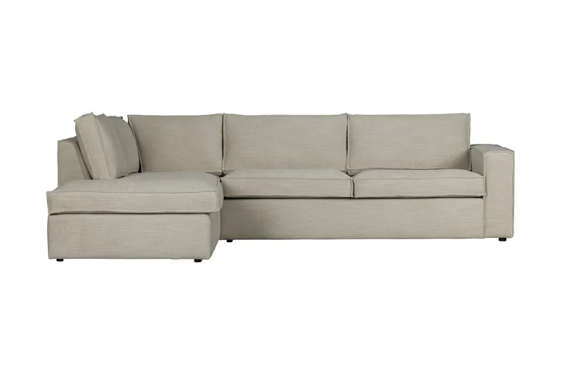 Hearness 3-Sits Soffa med Schäslong Vänster - Natur - Möbler - Soffa - Divansoffor & schäslongsoffa - 3 sits soffa med divan