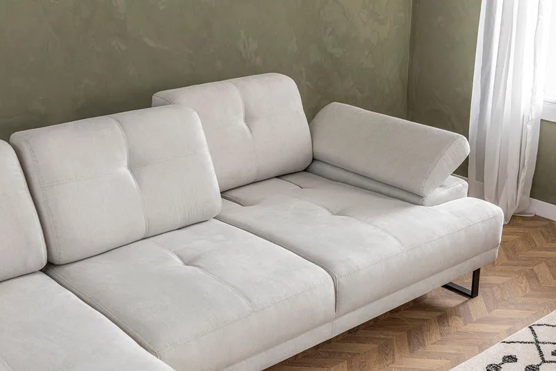Kitimat Divansoffa 3-sits - Beige - Möbler - Soffa - Divansoffor & schäslongsoffa - 3 sits soffa med divan