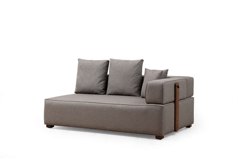 Lasalle Svängd Soffa 6-sits - Grå - Möbler - Soffa