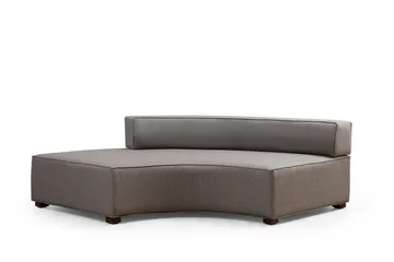 Lasalle Svängd Soffa 6-sits - Grå - Möbler - Soffa