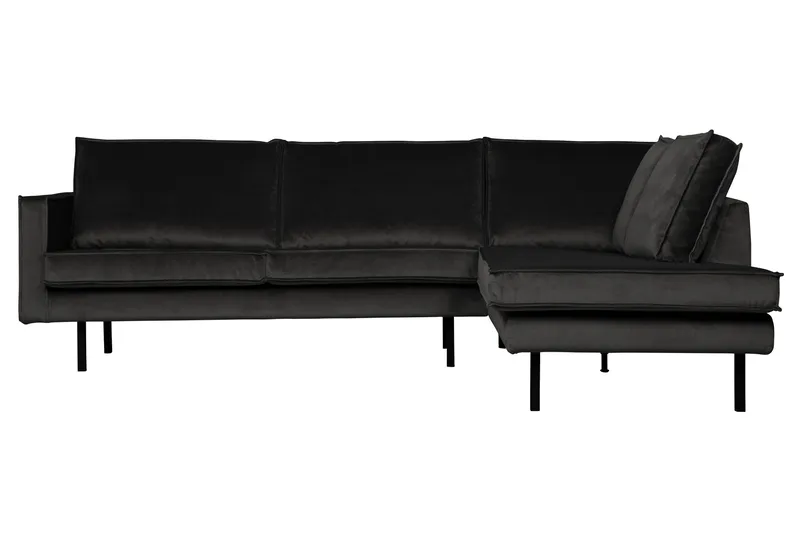 Lissbon Hörnsoffa - Antracit - Möbler - Soffa - Divansoffor & schäslongsoffa - 3 sits soffa med divan
