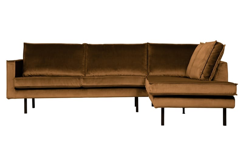 Lissbon Hörnsoffa - Honungsgul - Möbler - Soffa - Divansoffor & schäslongsoffa - 3 sits soffa med divan