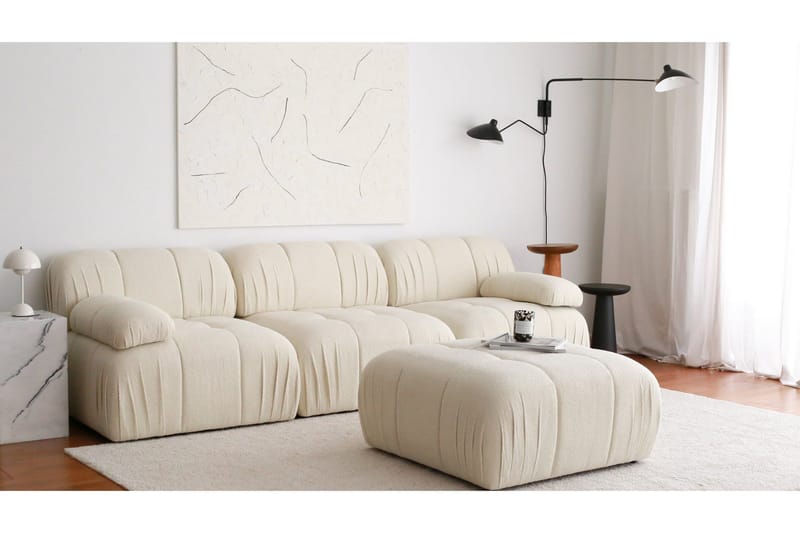 Murum Hörnsoffa 3-sits - Vit - Möbler - Soffa - Divansoffor & schäslongsoffa - 4 sits soffa med divan