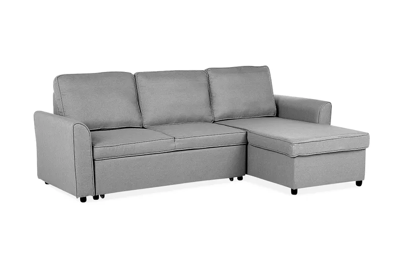 Nesna Hörnsoffa 228 cm - Grå - Möbler - Soffa - Bäddsoffa - Bäddsoffa divan