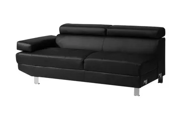 Norrea Hörnsoffa 261 cm - Svart - Möbler - Soffa - Divansoffor & schäslongsoffa