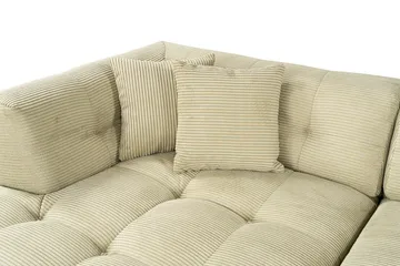 Octavian Hörnsoffa 3-sits - Green - Möbler - Soffa - Modulsoffor - Komplett modulsoffa