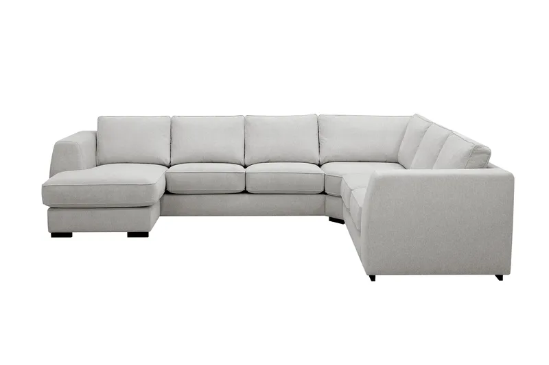 Optus 5-sits Hörnsoffa med divan vändbar - Ljusgrå - Möbler - Soffa - Hörnsoffa - Hörnsoffa med divan