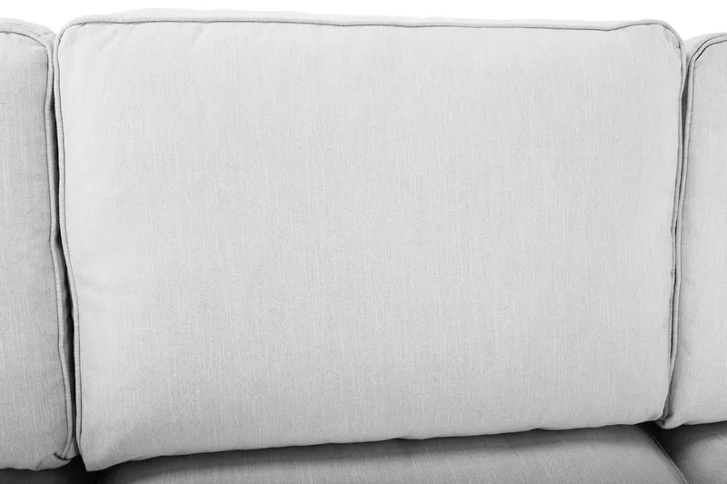 Optus Lyx 5-sits Vänstervänd U-formad Hörnsoffa med divan i Tyg - Grå - Möbler - Soffa - Hörnsoffa - Hörnsoffa med divan