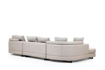 Pavdova Hörnsoffa 4-sits - Ljusgrå - Möbler - Soffa - U-soffa