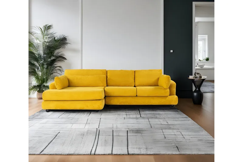 Relento Hörnsoffa 3-sits, Olivgrön