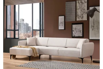 Rossland Divansoffa 3-sits - Vit - Möbler - Soffa - Divansoffor & schäslongsoffa - 3 sits soffa med divan