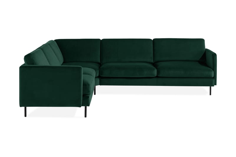 Teodin Hörnsoffa Sammet - Grön - Möbler - Soffa - Hörnsoffa