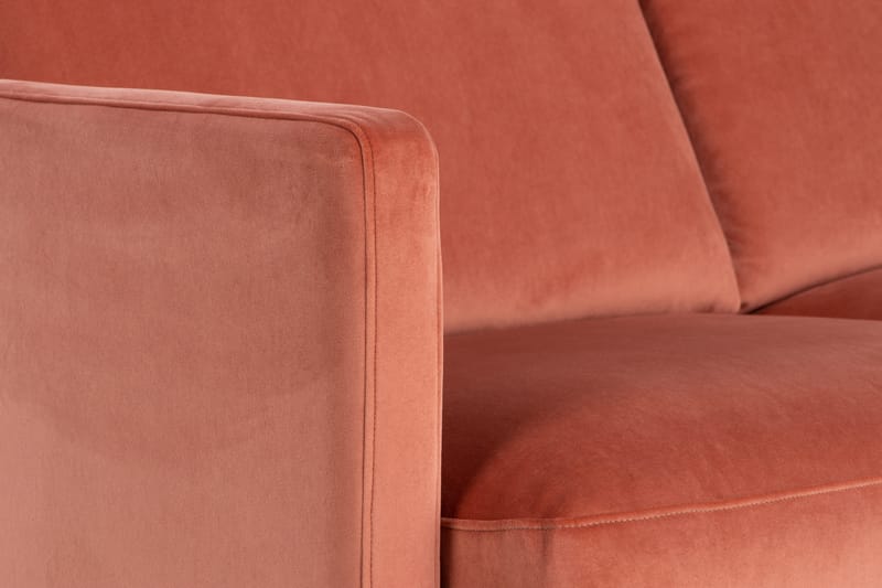 Teodin Hörnsoffa Sammet - Rosa - Möbler - Soffa - Hörnsoffa