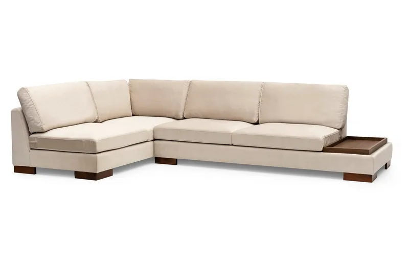 Tulima Soffa med Schäslong Vänster - Beige/Natur - Möbler - Soffa - Hörnsoffa