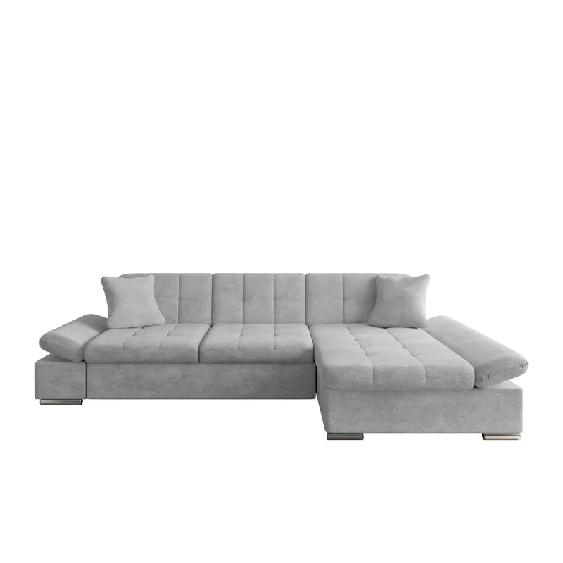 Vananda 3-sits Soffa med divan höger och förvaring - grå - Möbler - Soffa - Divansoffor & schäslongsoffa