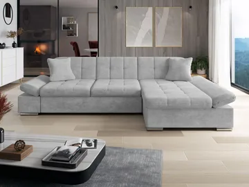 Vananda 3-sits Soffa med divan höger och förvaring - grå - Möbler - Soffa - Divansoffor & schäslongsoffa