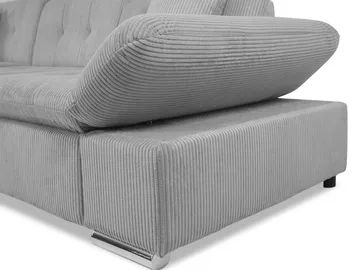 Vananda 3-sits Soffa med divan höger och förvaring - grå - Möbler - Soffa - Divansoffor & schäslongsoffa