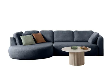 Venezia Hörnsoffa 310x75x105 cm - Marinblå - Möbler - Soffa - Hörnsoffa