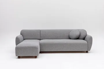 Whitecliffs Divansoffa 3-sits - Grå - Möbler - Soffa - Divansoffor & schäslongsoffa - 3 sits soffa med divan