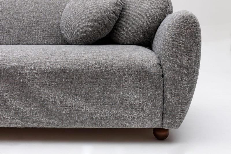 Whitecliffs Divansoffa 3-sits - Grå - Möbler - Soffa - Divansoffor & schäslongsoffa - 3 sits soffa med divan