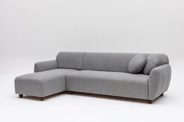 Whitecliffs Divansoffa 3-sits - Grå - Möbler - Soffa - Divansoffor & schäslongsoffa - 3 sits soffa med divan