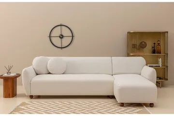 Whitecliffs Divansoffa 3-sits - Vit - Möbler - Soffa - Divansoffor & schäslongsoffa - 3 sits soffa med divan