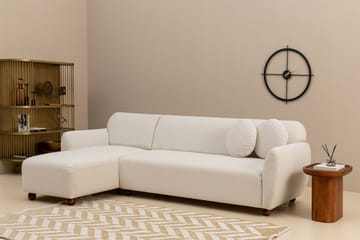 Whitecliffs Divansoffa 3-sits - Vit - Möbler - Soffa - Divansoffor & schäslongsoffa - 3 sits soffa med divan