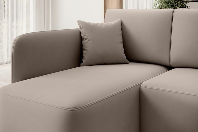 Hadson 3-sits Soffa med Divan - Beige - Möbler - Soffa - Divansoffor & schäslongsoffa