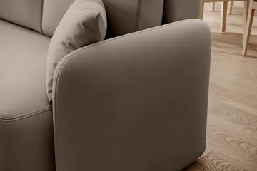 Hadson 3-sits Soffa med Divan - Beige - Möbler - Soffa - Divansoffor & schäslongsoffa
