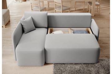 Hadson 3-sits Soffa med Divan - Grå - Möbler - Soffa - Divansoffor & schäslongsoffa