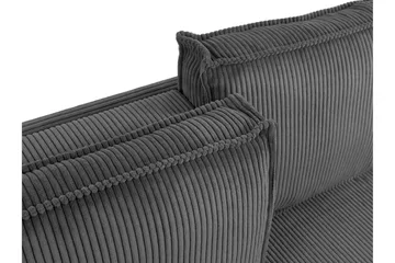 Hobson Bäddsoffa 3-sits i Plysch - Brun - Möbler - Soffa - Bäddsoffa