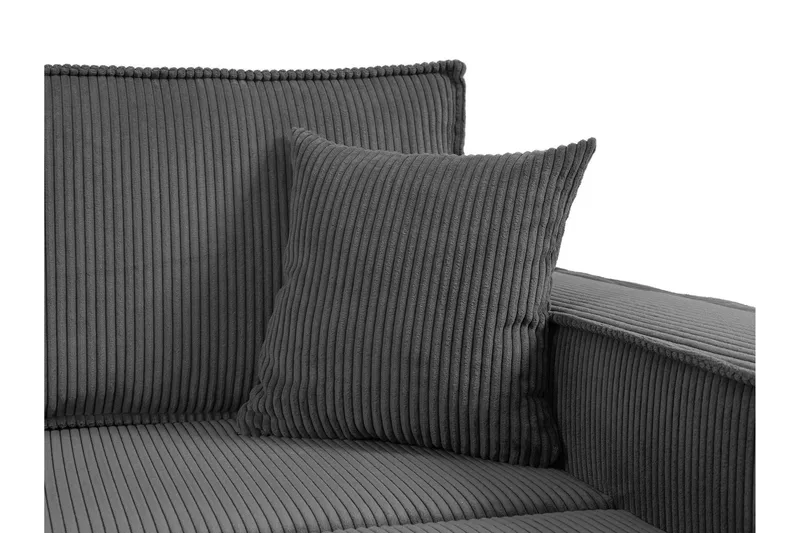Hobson Bäddsoffa 3-sits i Plysch - Brun - Möbler - Soffa - Bäddsoffa