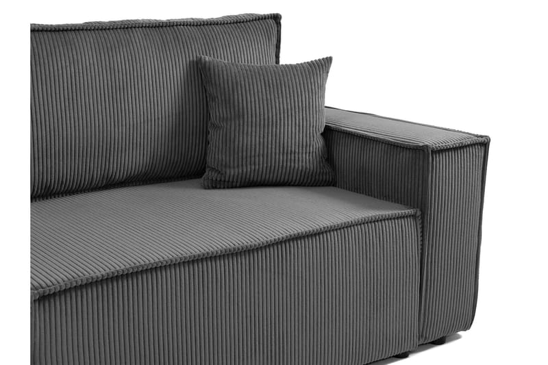 Hobson Bäddsoffa 3-sits i Plysch - Beige - Möbler - Soffa - Bäddsoffa