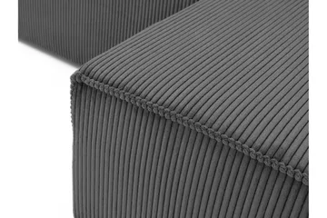 Hobson Bäddsoffa 3-sits i Plysch - Brun - Möbler - Soffa - Bäddsoffa