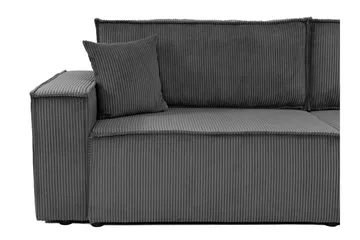 Hobson Bäddsoffa 3-sits i Plysch - Beige - Möbler - Soffa - Bäddsoffa