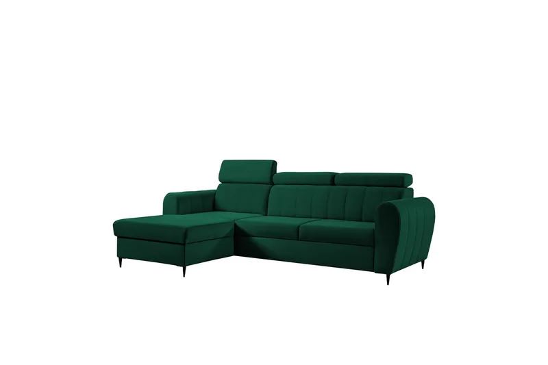 Hoffman Soffa med Divan 3-sits - Grön - Möbler - Soffa - Divansoffor & schäslongsoffa