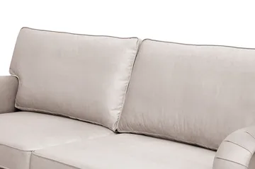 Howard Classic 3-sits Sammetsoffa - Beige - Möbler - Soffa - Sammetssoffa