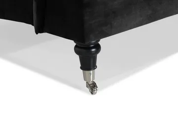 Howard Classic 2-sits Svängd Sammetssoffa - Svart - Möbler - Soffa - Howardsoffor