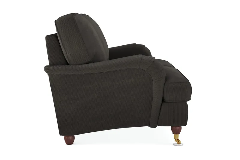 Howard Lyx 2-sits Manchestersoffa - Mörkgrå - Möbler - Soffa - Howardsoffor