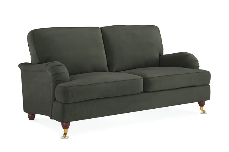 Howard Lyx 2-sits Manchestersoffa - Mörkgrön - Möbler - Soffa - Howardsoffor