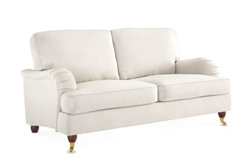 Howard Lyx 2-sits Sammetssoffa - Krämvit - Möbler - Soffa - Howardsoffor